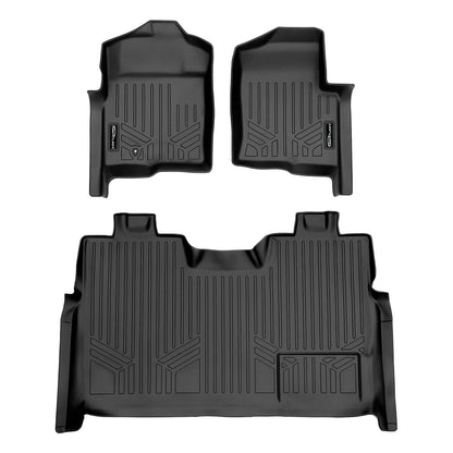 SMARTLINER Custom Fit Floor Liners For 2009-2010 Ford F-150 SuperCrew Cab Smartliner USA