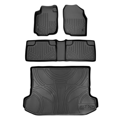 SMARTLINER Custom Fit Floor Liners For 2006-2012 Toyota RAV4 (without 3rd Row Seat) Smartliner USA