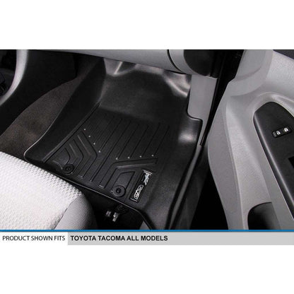 SmartCoverage™ Custom Fit Floor Liners For 2005-2011 Toyota Tacoma Double Cab (No Manuals) Smartliner USA