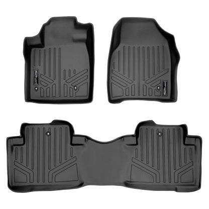 SMARTLINER Custom Fit Floor Liners For 2009-2015 Honda Pilot Smartliner USA