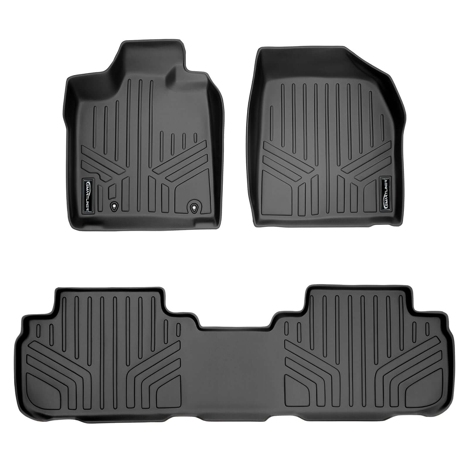 SMARTLINER Custom Fit Floor Liners For 2008-2013 Toyota Highlander (Hybrid Only) Smartliner USA