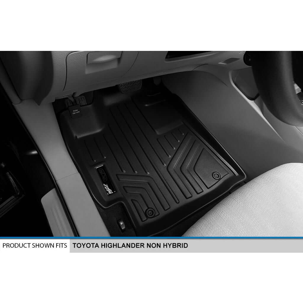 SMARTLINER Custom Fit Floor Liners For 2008-2013 Toyota Highlander (Non Hybrid) Smartliner USA
