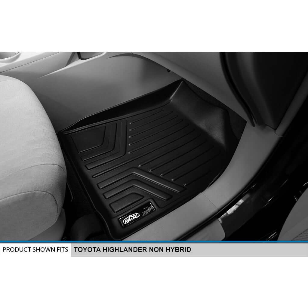 SMARTLINER Custom Fit Floor Liners For 2008-2013 Toyota Highlander (Non Hybrid) Smartliner USA