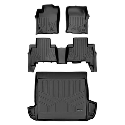 SMARTLINER Custom Fit Floor Liners For 2010-2012 Toyota 4Runner (5 Passenger without Sliding Rear Tray) Smartliner USA