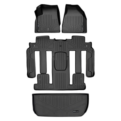 SMARTLINER Custom Fit Floor Liners For Traverse/Enclave with 2nd Row Bucket Seats Smartliner USA