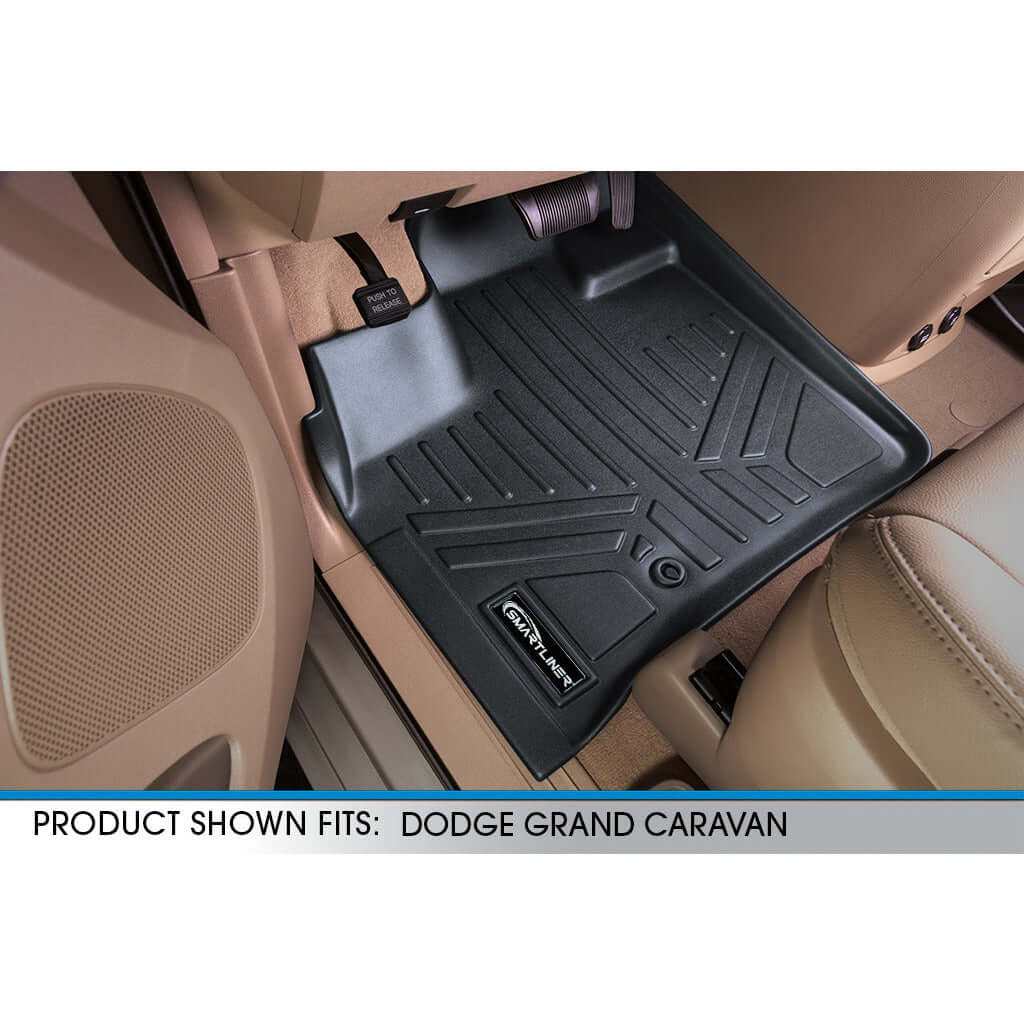 SMARTLINER Custom Fit Floor Liners For Dodge Grand Caravan/Chrysler Town & Country Smartliner USA