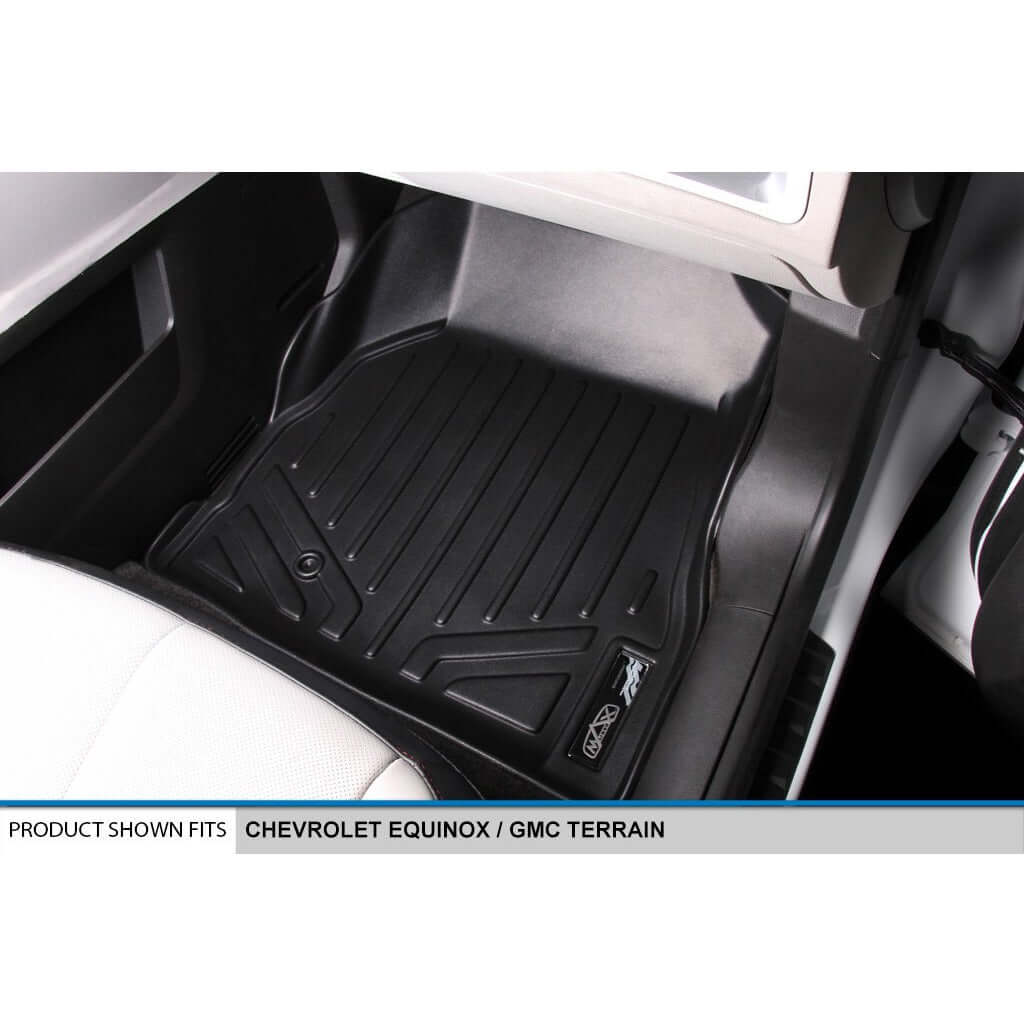 Smart Trim™ Custom Fit Floor Liners For 2010-2011 Equinox / Terrain (Dual Front Floor Hooks) Smartliner USA