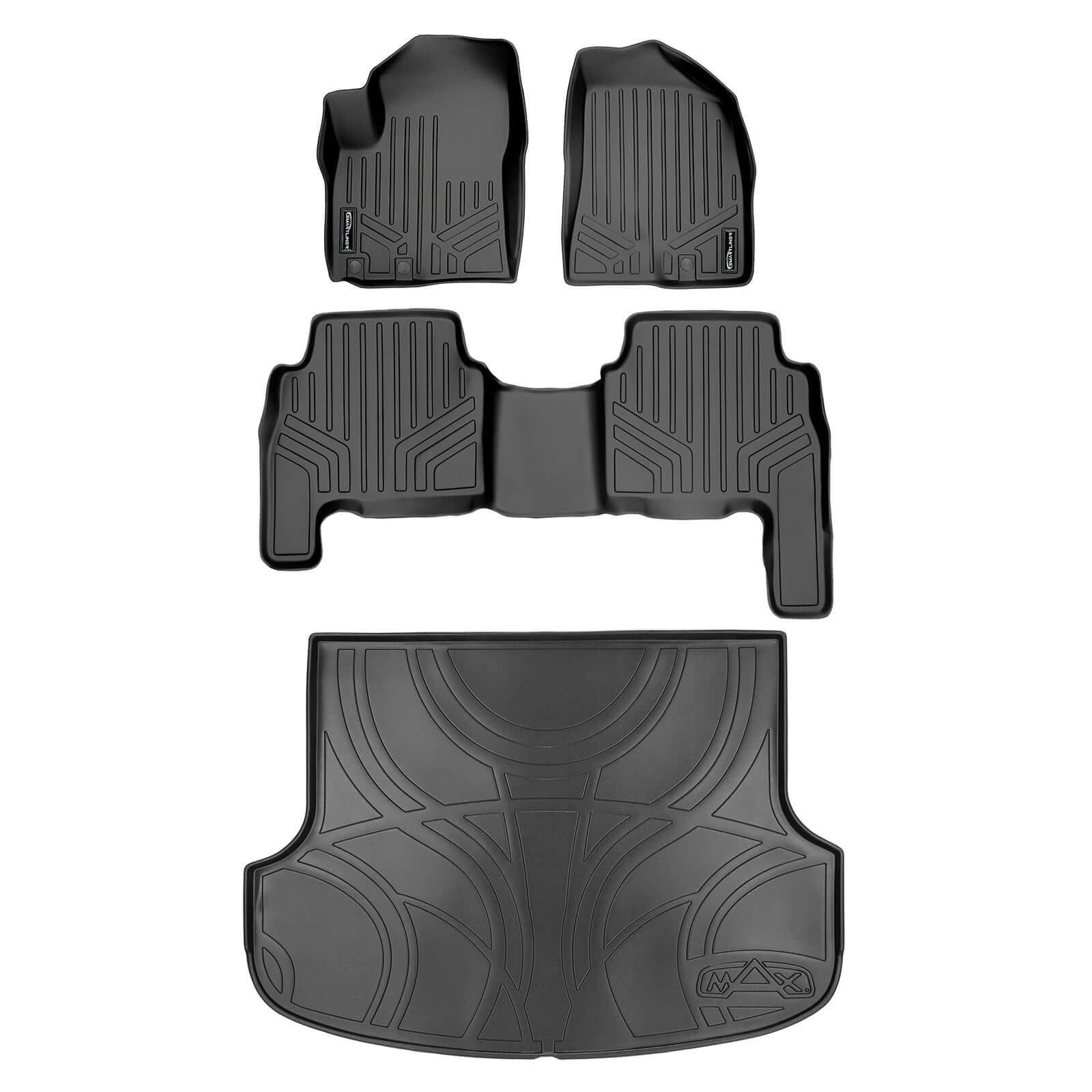 SMARTLINER Custom Fit Floor Liners For 2011-2013 Kia Sorento (5 Pasenger) Smartliner USA