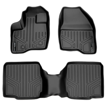 SMARTLINER Custom Fit Floor Liners For 2011-2014 Ford Explorer (with 2nd Row Center Console) Smartliner USA