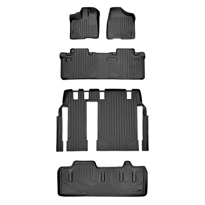 SMARTLINER Custom Fit Floor Liners For 2011-2012 Toyota (Sienna 8 Passenger Model) Smartliner USA