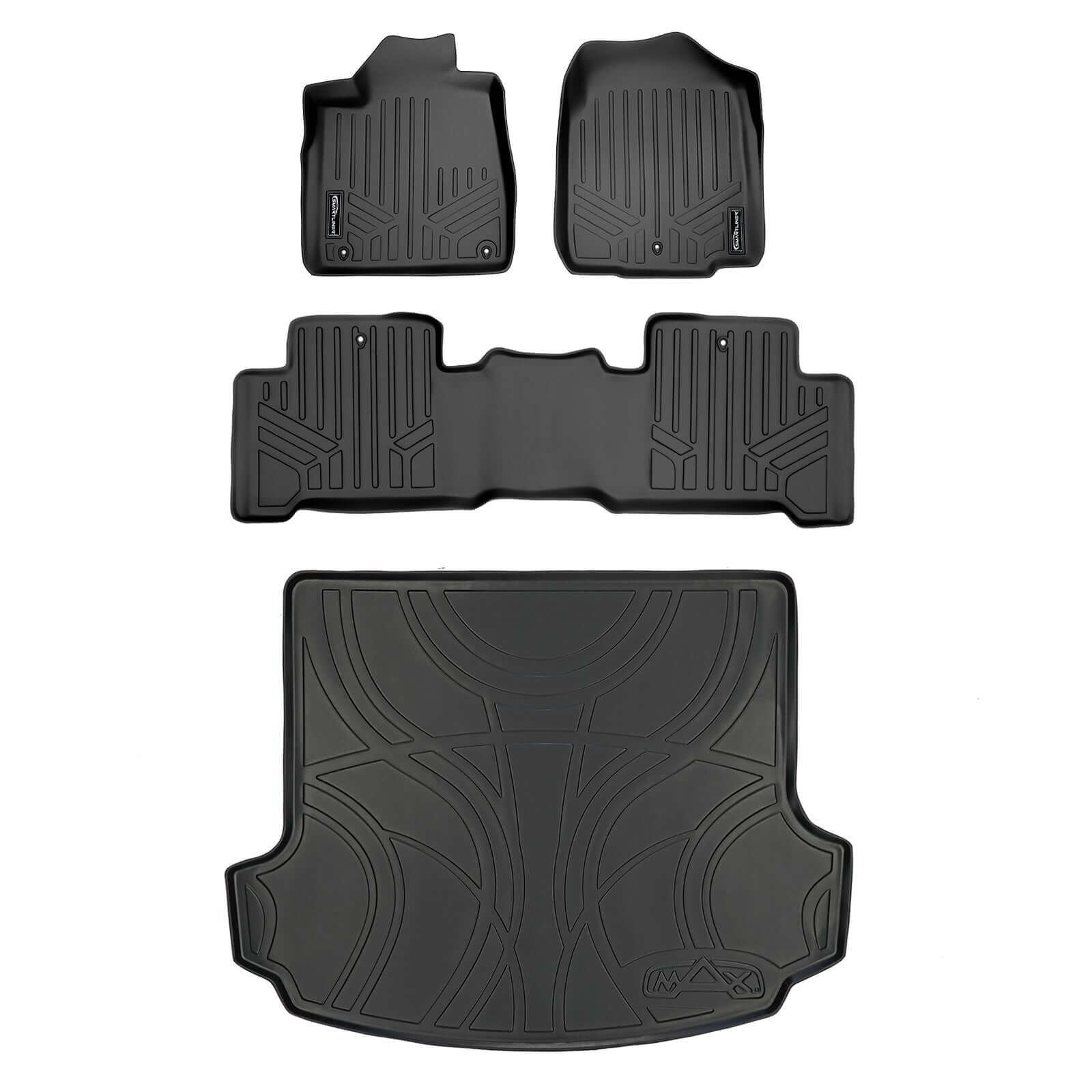SMARTLINER Custom Fit Floor Liners For 2007-2013 Acura MDX Smartliner USA