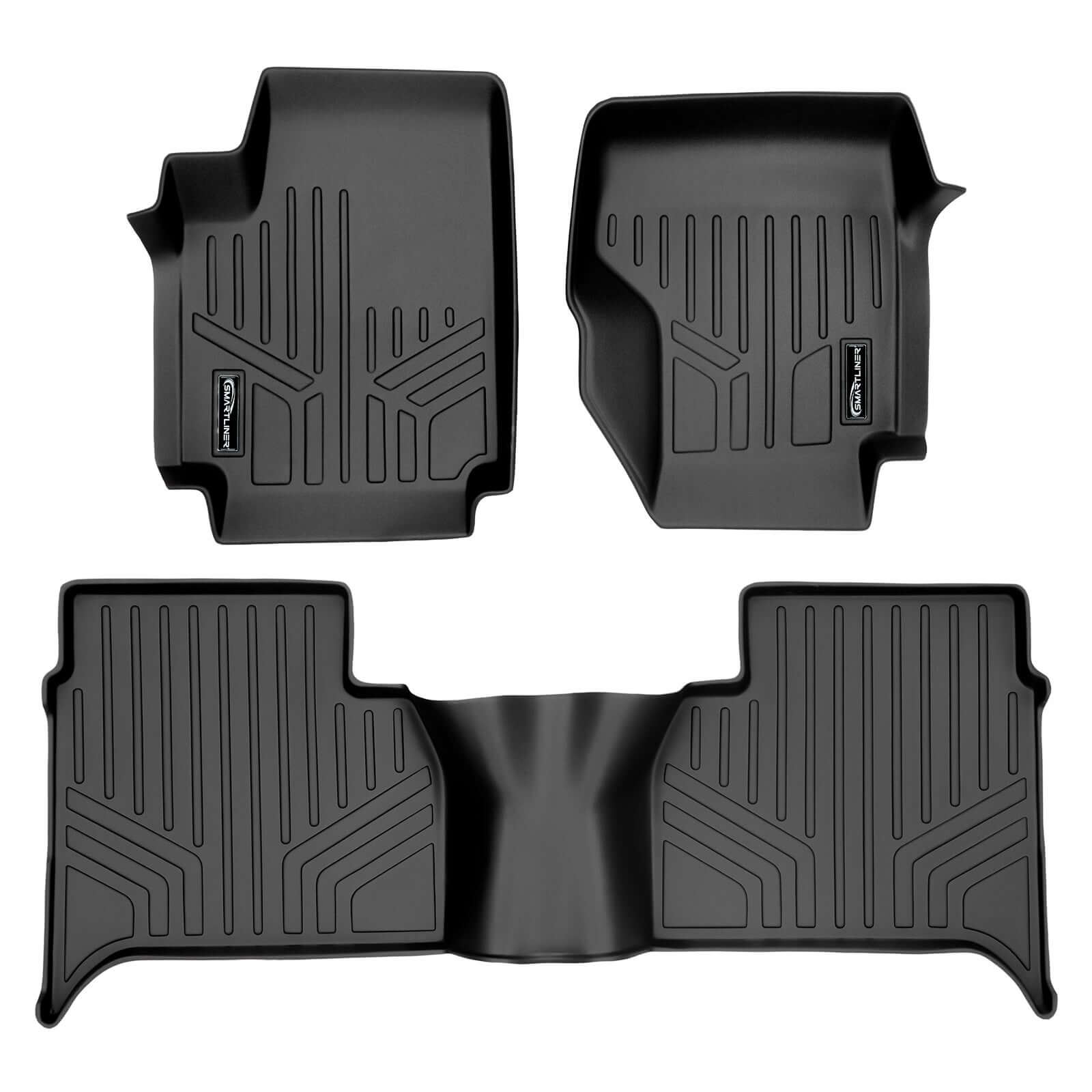 SMARTLINER Custom Fit Floor Liners For 2011-2014 Volkswagen Amarok Smartliner USA