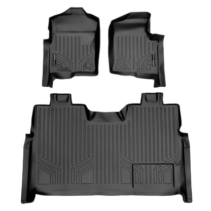 SMARTLINER Custom Fit Floor Liners For 2011-2014 Ford F-150 SuperCrew Cab Smartliner USA
