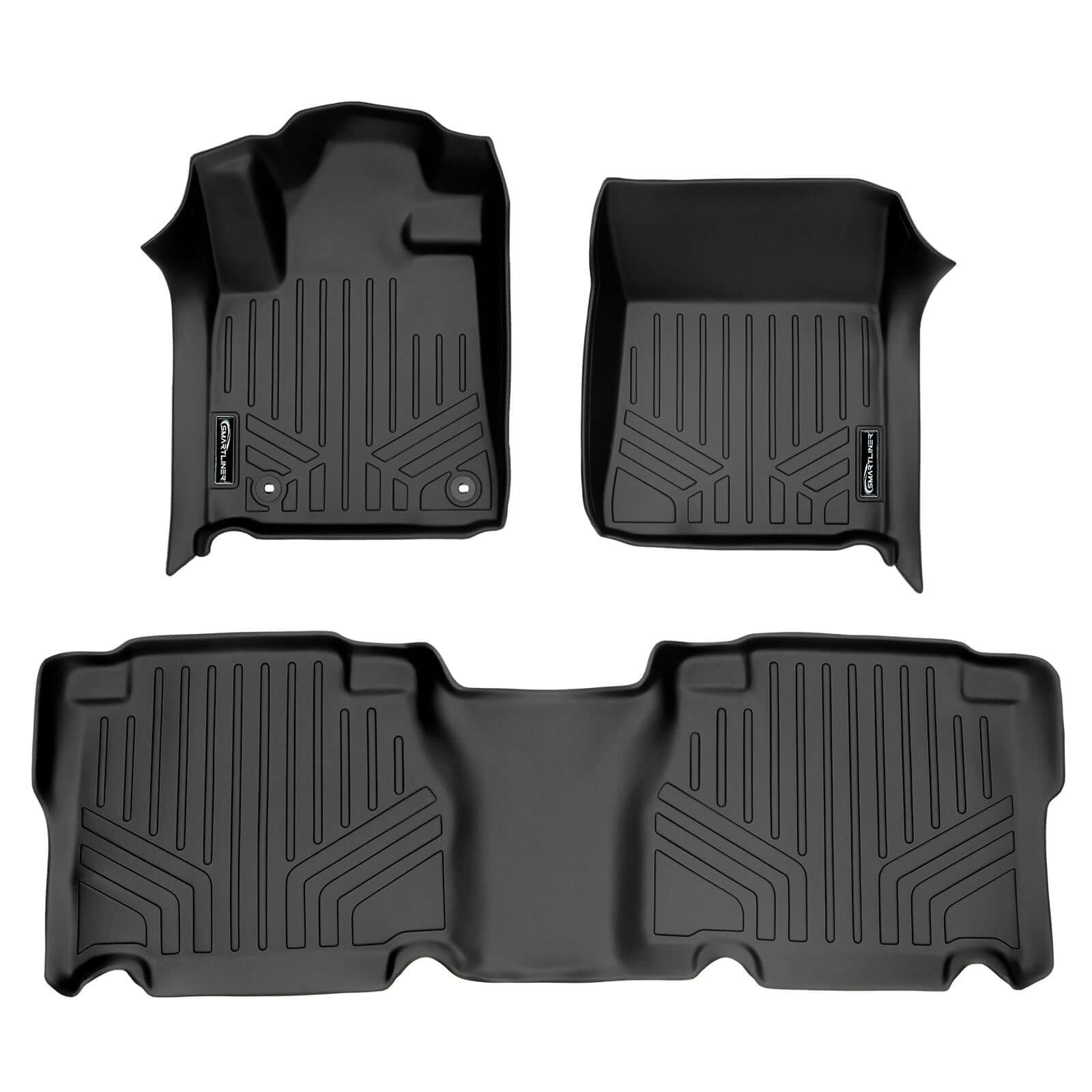 SMARTLINER Custom Fit Floor Liners For 2012-2013 Toyota Tundra CrewMax Cab Smartliner USA