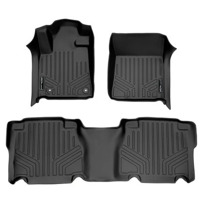 SMARTLINER Custom Fit Floor Liners For 2012-2013 Toyota Tundra CrewMax Cab Smartliner USA