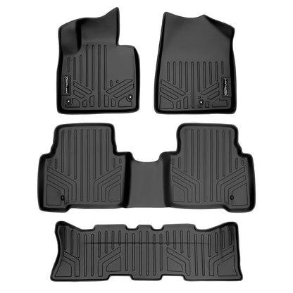 SMARTLINER Custom Fit Floor Liners For 2013-18 Santa Fe with 3rd Row Seat / 2019 Santa Fe XL Smartliner USA