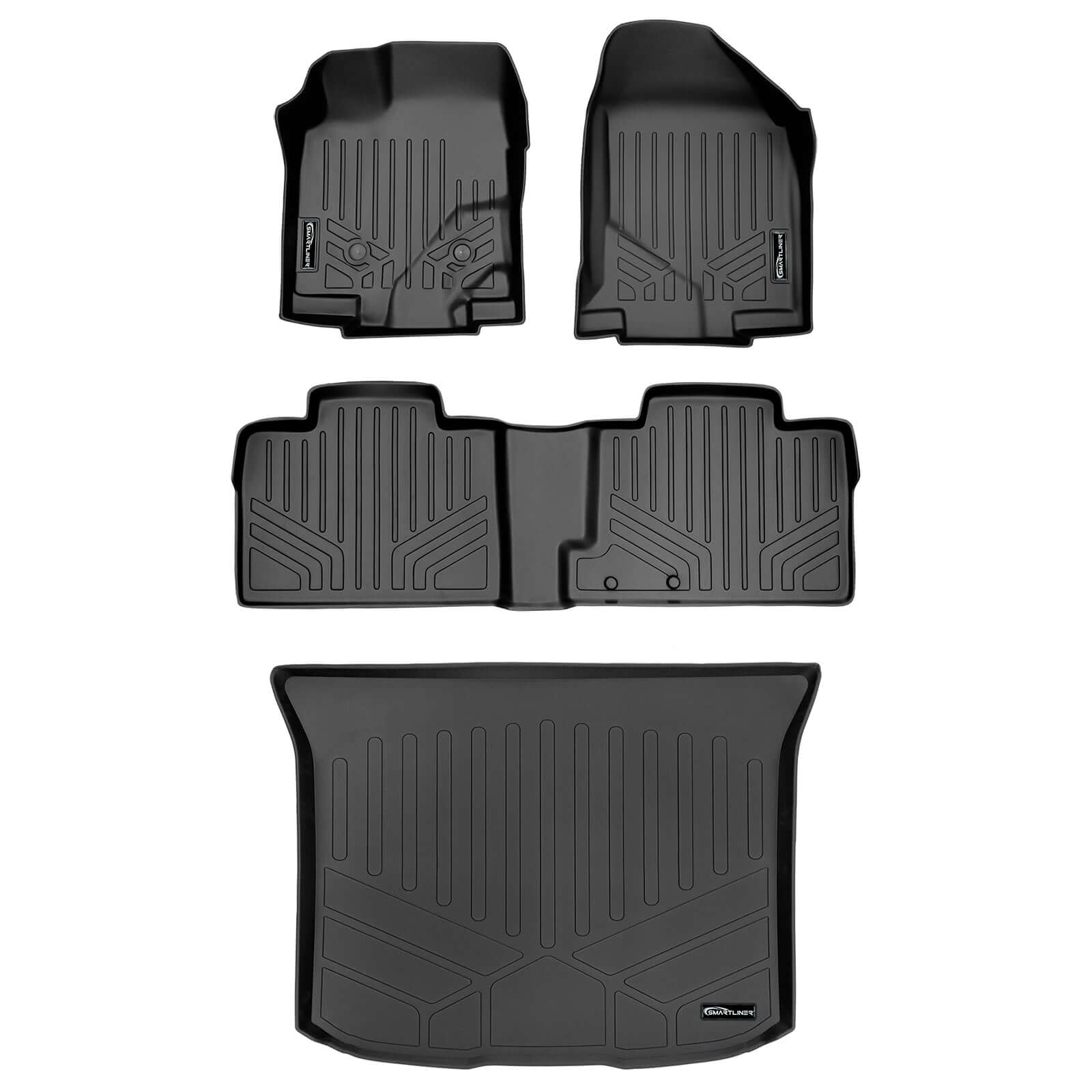 SMARTLINER Custom Fit Floor Liners For 2011-2014 Ford Edge / 2011-2015 Lincoln MKX Smartliner USA