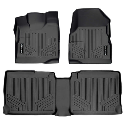Smart Trim™ Custom Fit Floor Liners For 2011-2017 Chevy Equinox / GMC Terrain (with Dual Front Floor Posts) Smartliner USA