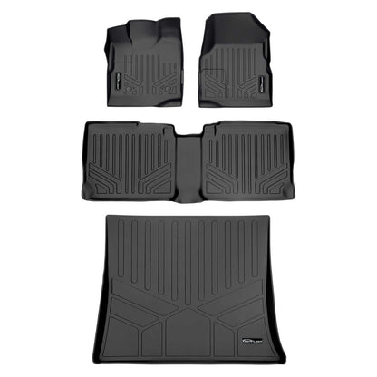 Smart Trim™ Custom Fit Floor Liners For 2011-2017 Chevy Equinox / GMC Terrain (with Dual Front Floor Posts) Smartliner USA