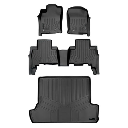 SMARTLINER Custom Fit Floor Liners For 2013-2024 Toyota 4Runner (7 Passenger with 3rd Row Seats) Smartliner USA