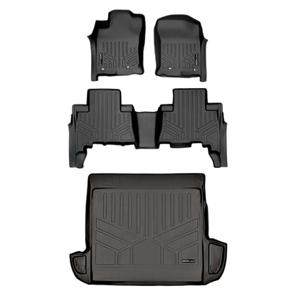 SMARTLINER Custom Fit Floor Liners For 2013-2024 Toyota 4Runner (5 Passenger Model without Sliding Rear Tray) Smartliner USA