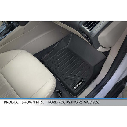 SMARTLINER Custom Fit Floor Liners For 2012-2018 Ford Focus Hatchback (No SR Models) Smartliner USA