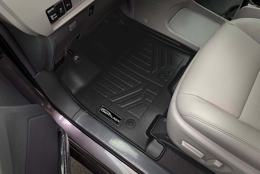 SMARTLINER Custom Fit Floor Liners For 2013-2020 Toyota Sienna (8 Passenger Model) Smartliner USA