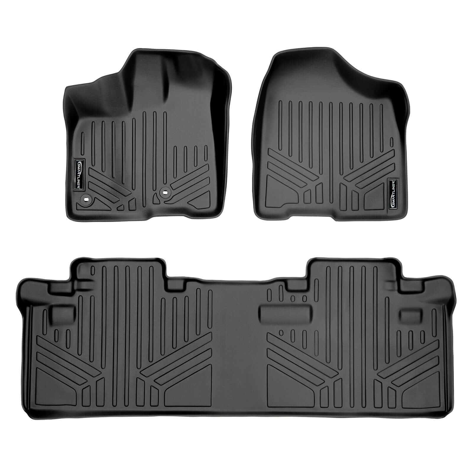 SMARTLINER Custom Fit Floor Liners For 2013-2020 Toyota Sienna (8 Passenger Model) Smartliner USA