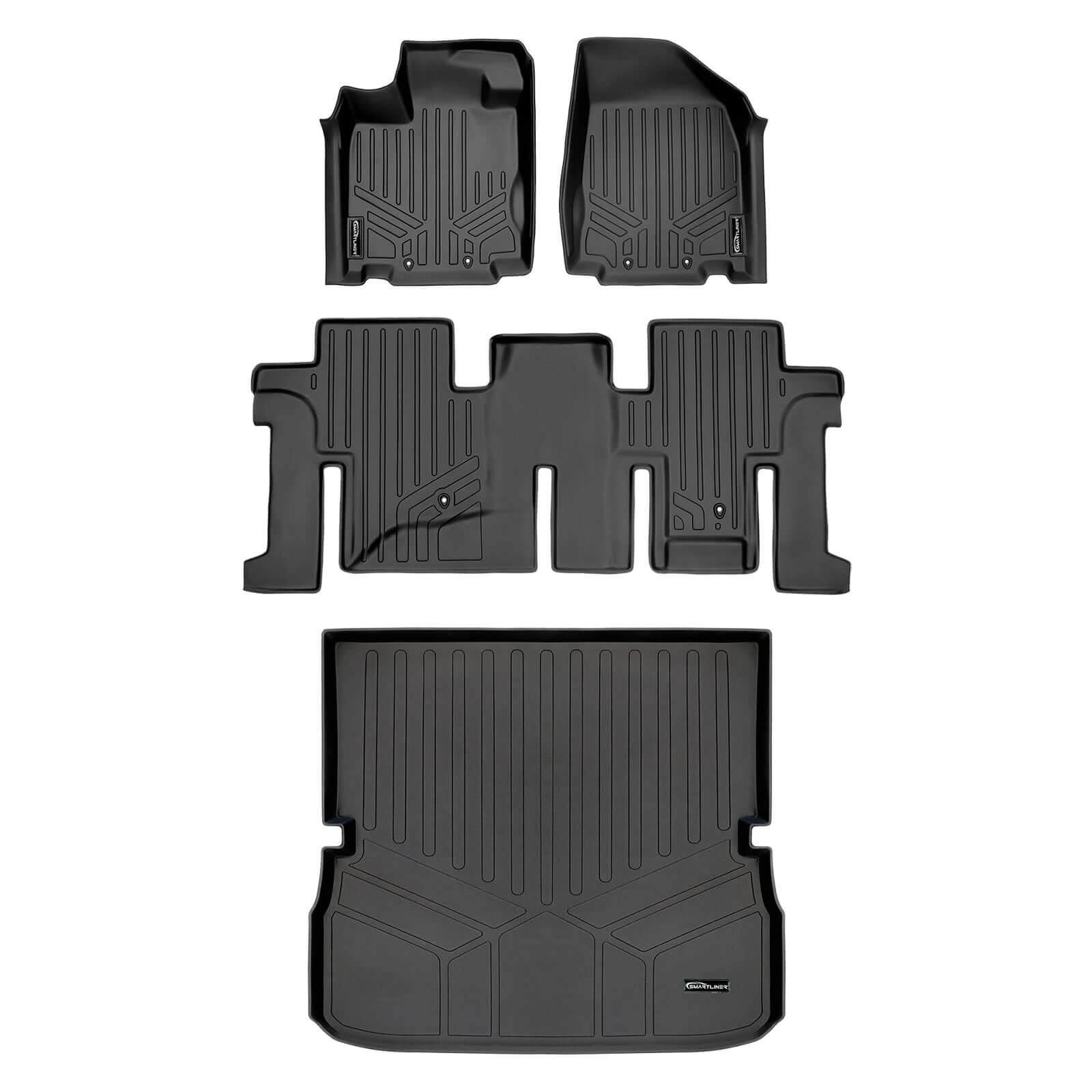 SMARTLINER Custom Fit Floor Liners For 2014-2020 Infiniti QX60 Smartliner USA