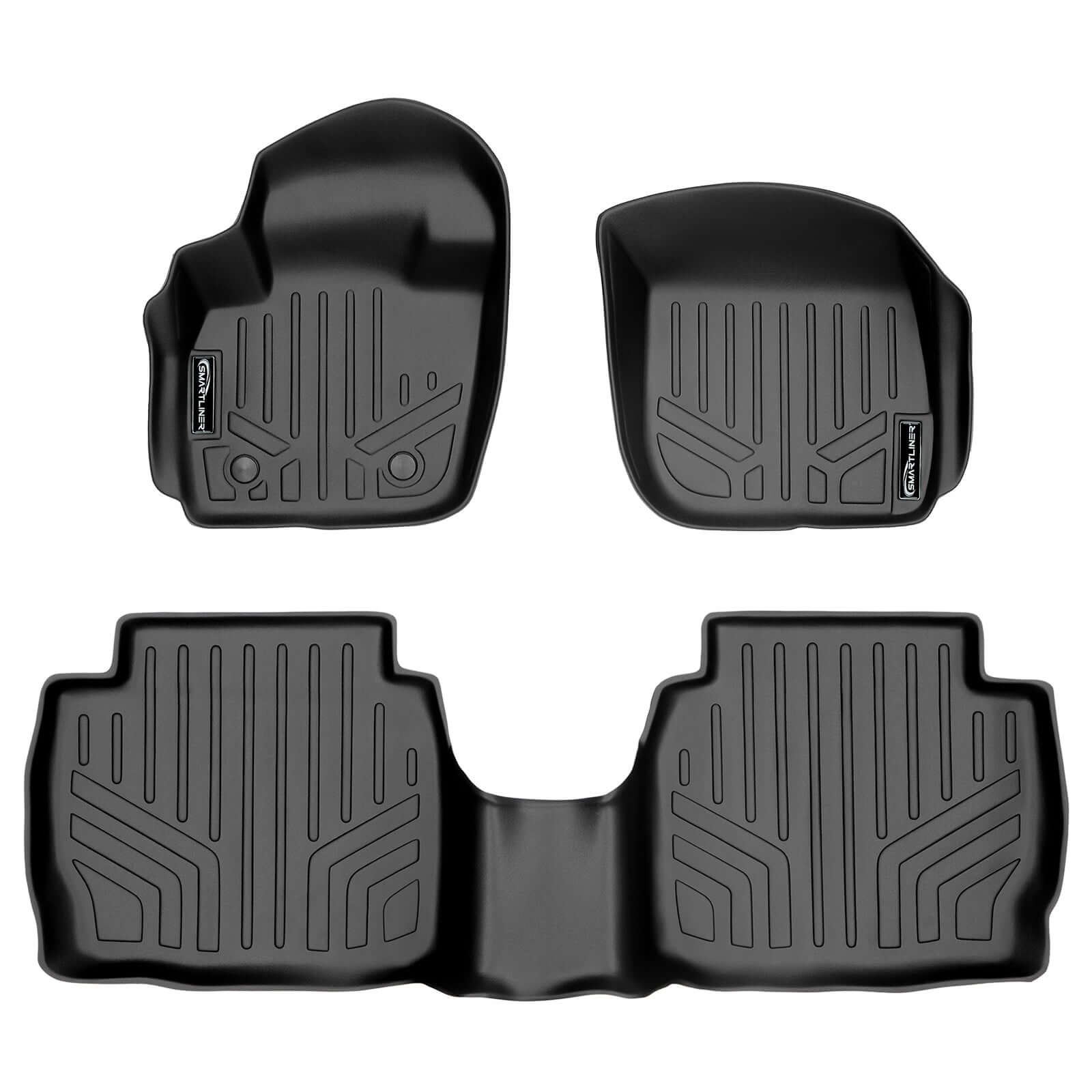 SMARTLINER Custom Fit Floor Liners For 2013-2016 Ford Fusion (No Hybrid Models) Smartliner USA