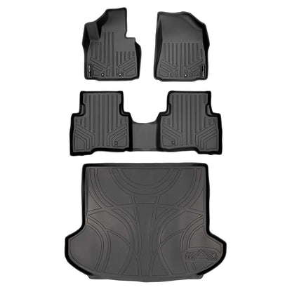 SMARTLINER Custom Fit Floor Liners For 2014-2015 Kia Sorento (without 3rd Row Seats) Smartliner USA