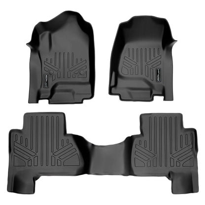 SMARTLINER Custom Fit Floor Liners For 2015-2020 Cadillac Escalade ESV with 2nd Row Bench Seat Smartliner USA