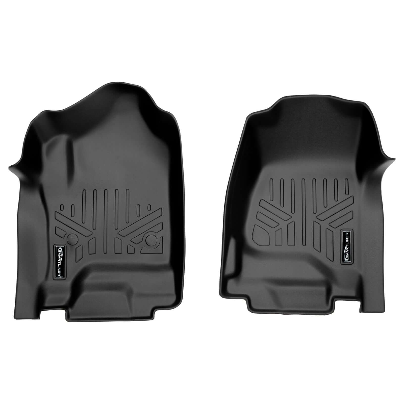 Smart Trim™ Custom Fit Floor Liners For 2015-2020 Chevrolet Tahoe / GMC Yukon With 2nd Row Bucket Seats Smartliner USA