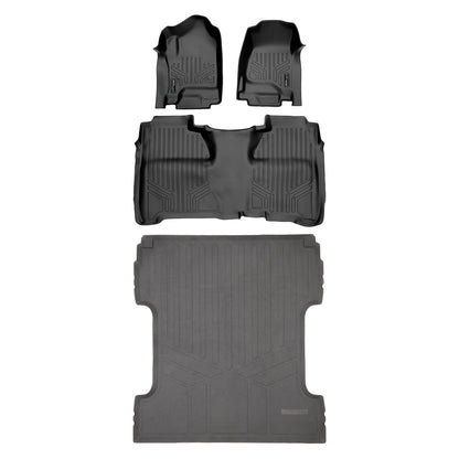 SmartCoverage™ Custom Fit Floor Liners For Crew Cab 2014-2018 Silverado/Sierra 1500 - 2015-2021 2500/3500 HD Smartliner USA