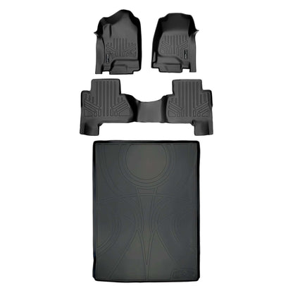 SMARTLINER Custom Fit Floor Liners For 2015-2020 Cadillac Escalade ESV with 2nd Row Bench Seat Smartliner USA