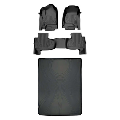 SMARTLINER Custom Fit Floor Liners For 2015-2020 Suburban / Yukon XL (with 2nd Row Bench Seat) Smartliner USA