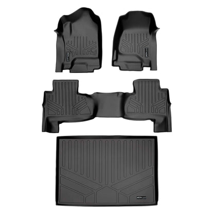 SMARTLINER Custom Fit Floor Liners For 2015-2020 Suburban / Yukon XL (with 2nd Row Bench Seat) Smartliner USA