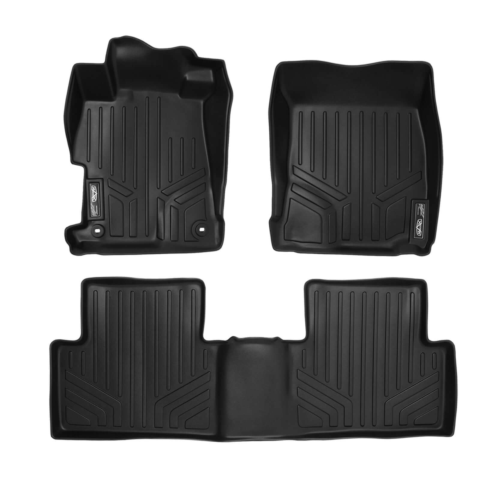 SMARTLINER Custom Fit Floor Liners For 2012-2015 Honda Civic Sedan (No EX, Si, or Hybrid Models) Smartliner USA