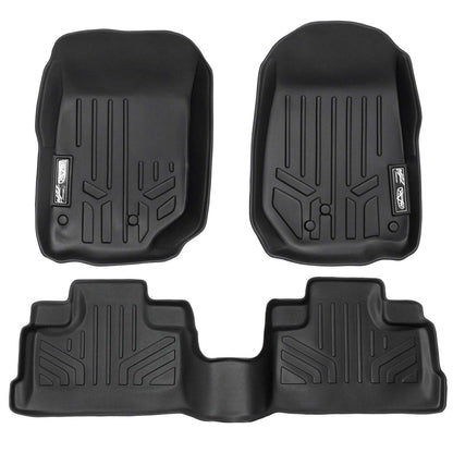 Smart Trim™ Custom Fit Floor Liners For 2007-2010 Jeep Wrangler Unlimited (4-Door) Smartliner USA