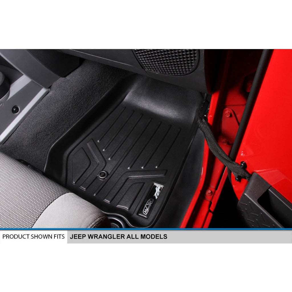 Smart Trim™ Custom Fit Floor Liners For 2007-2010 Jeep Wrangler Unlimited (4-Door) Smartliner USA