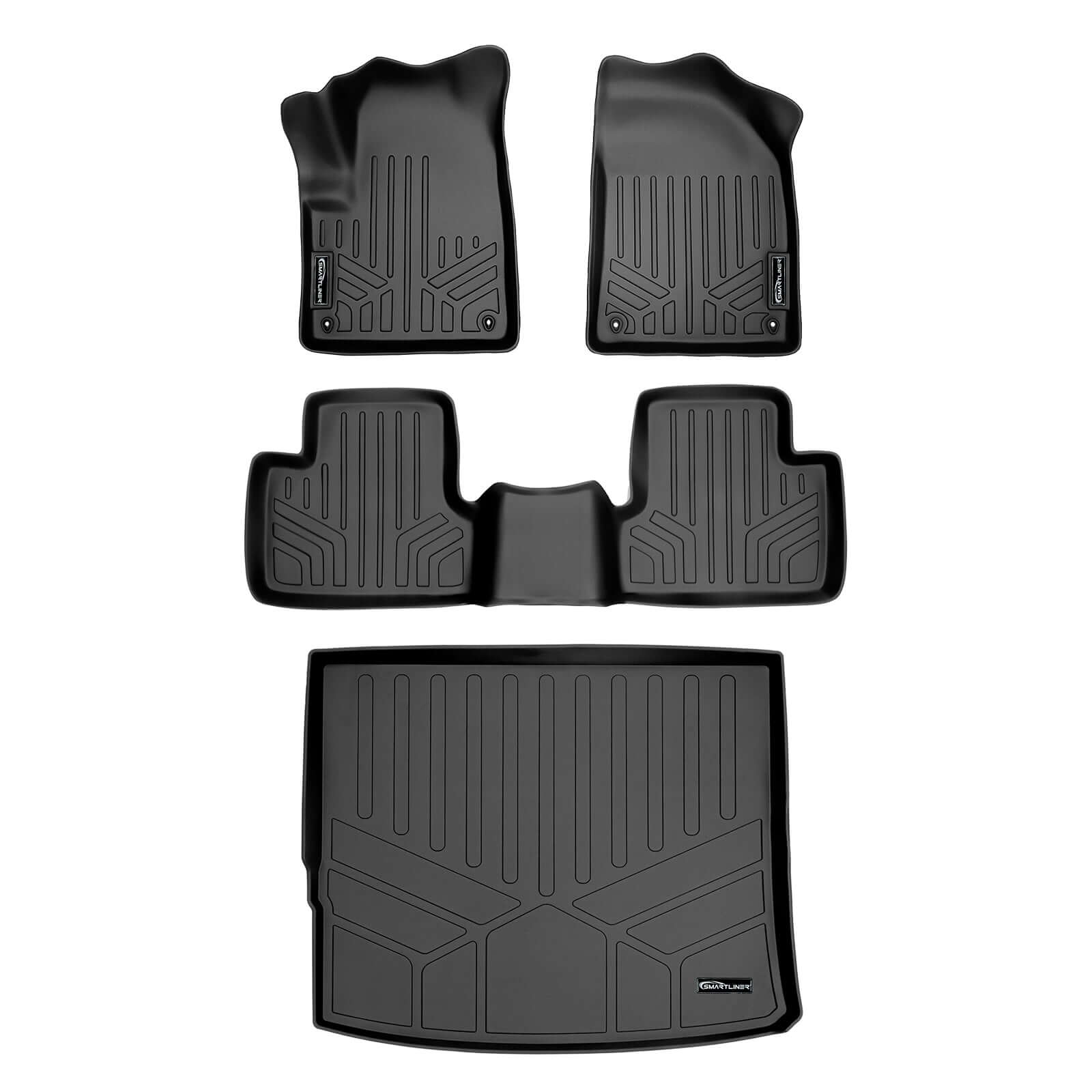 SMARTLINER Custom Fit Floor Liners For 2014-2023 Jeep Cherokee Smartliner USA