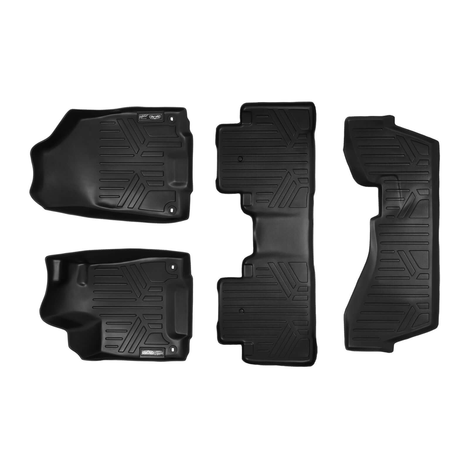 SMARTLINER Custom Fit Floor Liners For 2014-2020 Acura MDX with 2nd Row Bench Seat (No Hybrid) Smartliner USA