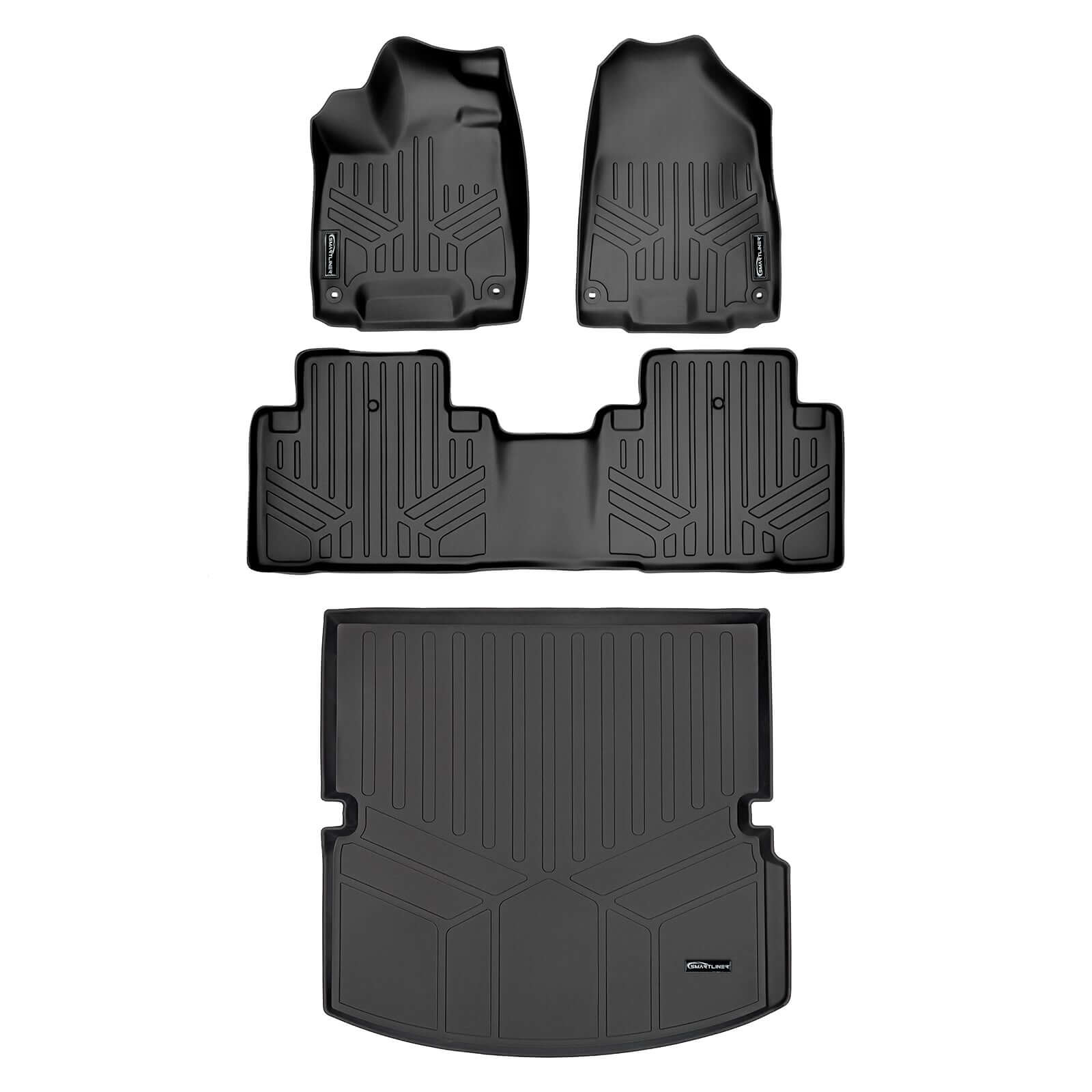 SMARTLINER Custom Fit Floor Liners For 2014 - 2020 Acura MDX (No Hybrid Models) Smartliner USA