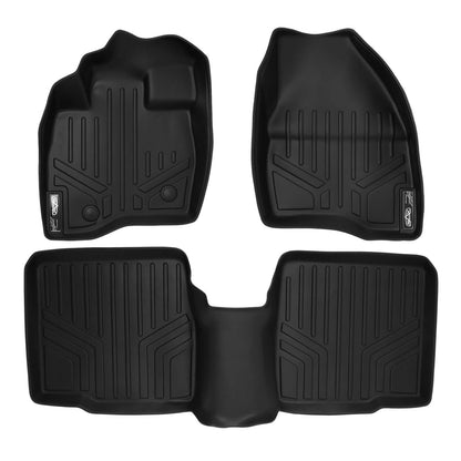 SMARTLINER Custom Fit Floor Liners For 2015-2016 Explorer (without 2nd Row Center Console) Smartliner USA