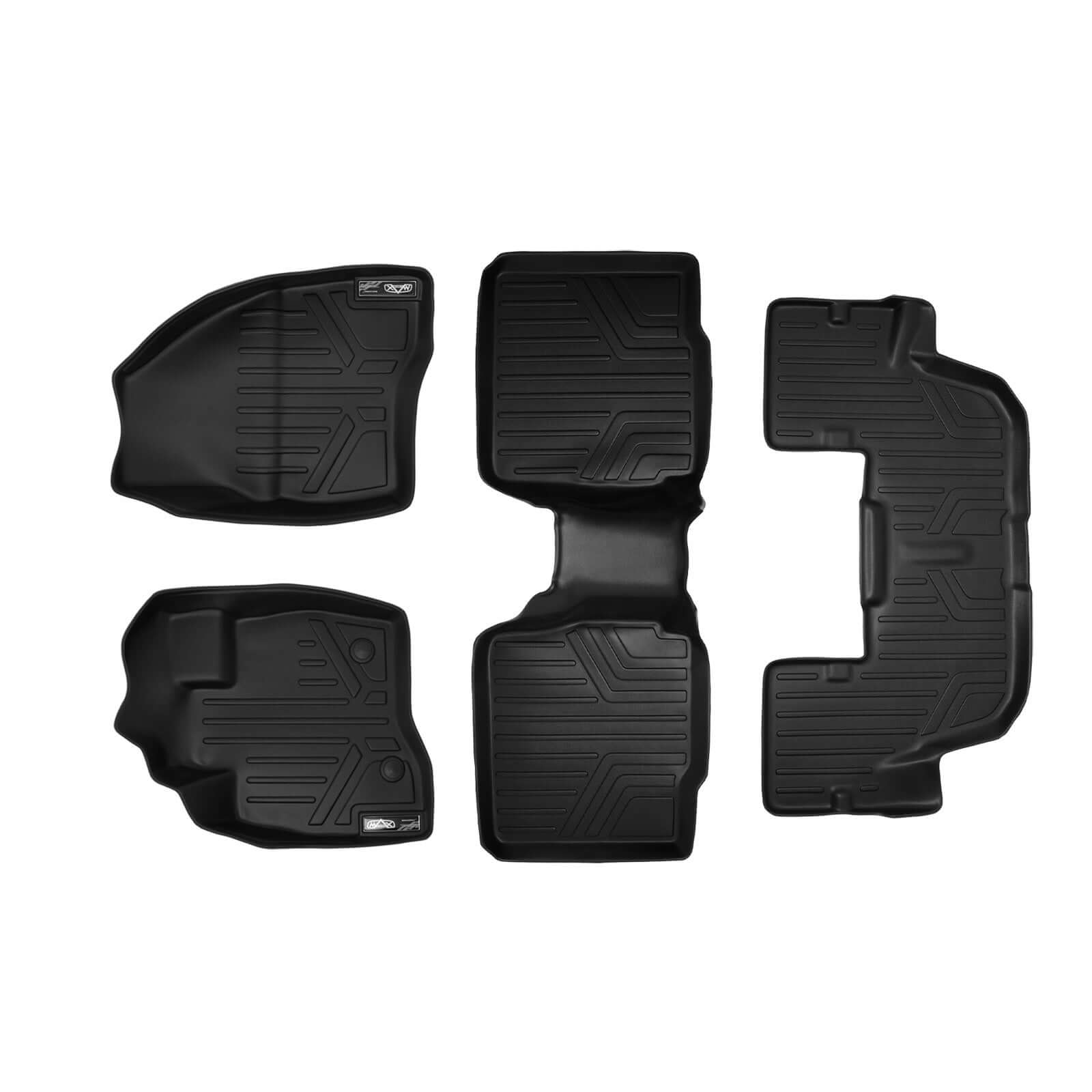 SMARTLINER Custom Fit Floor Liners For 2015-2016 Ford Explorer (with 2nd Row Center Console) Smartliner USA
