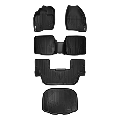 SMARTLINER Custom Fit Floor Liners For 2015-2016 Ford Explorer with 2nd Row Center Console Smartliner USA