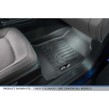 SMARTLINER Custom Fit Floor Liners For 2015-2022 Chevy Colorado Crew Cab / GMC Canyon Crew Cab Smartliner USA