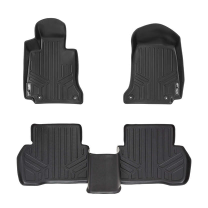Smart Trim™ Custom Fit Floor Liners For 2015-2021 Mercedes Benz C Class Sedan (No Hybrid Models) Smartliner USA
