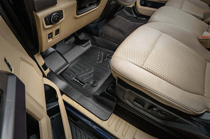 SMARTLINER Custom Fit Floor Liners For 2015-2025 Ford F-150 SuperCab with 1st Row Bucket Seats Vinyl Flooring Smartliner USA