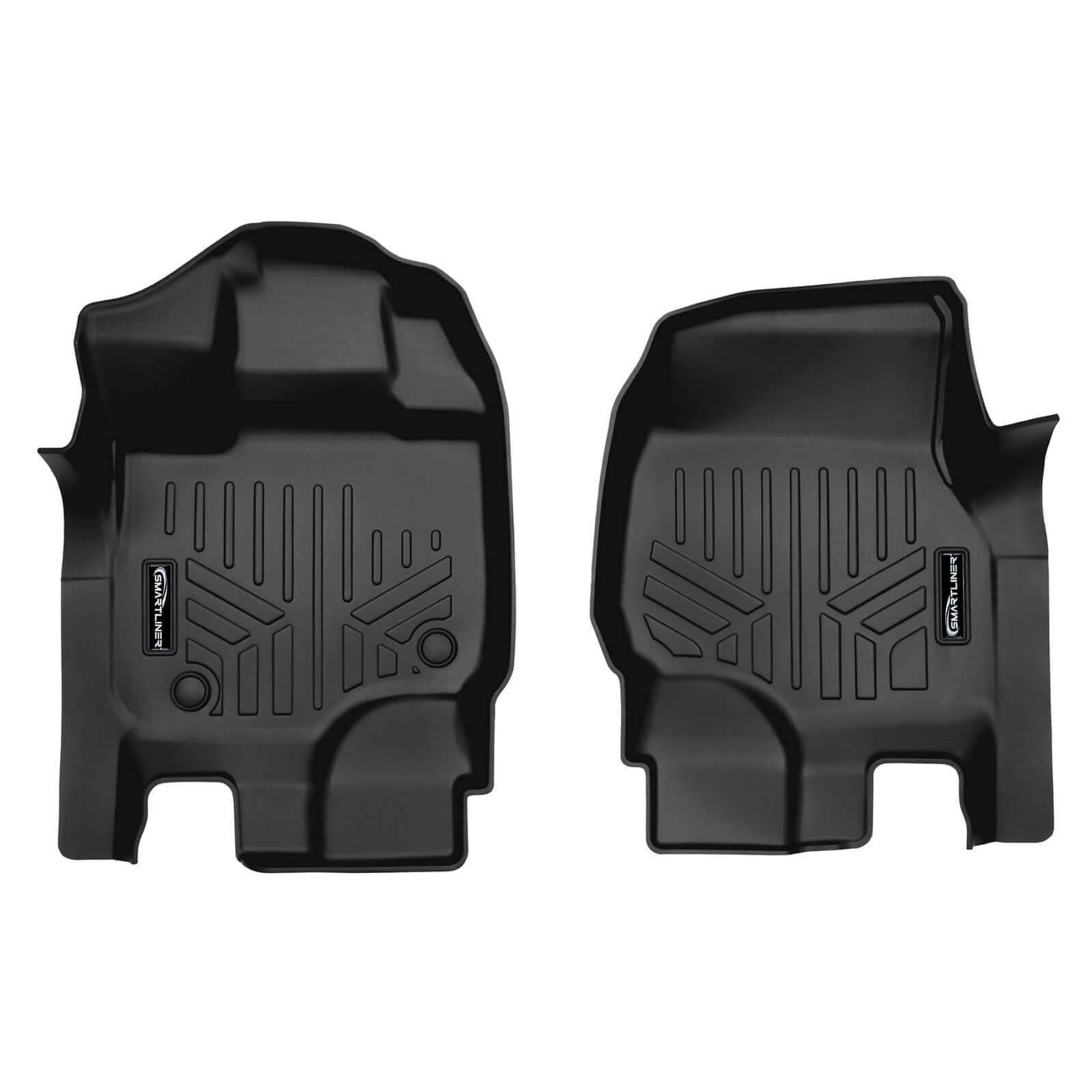 SMARTLINER Custom Fit Floor Liners For 2015-2025 Ford F-150 SuperCab with 1st Row Bucket Seats Vinyl Flooring Smartliner USA
